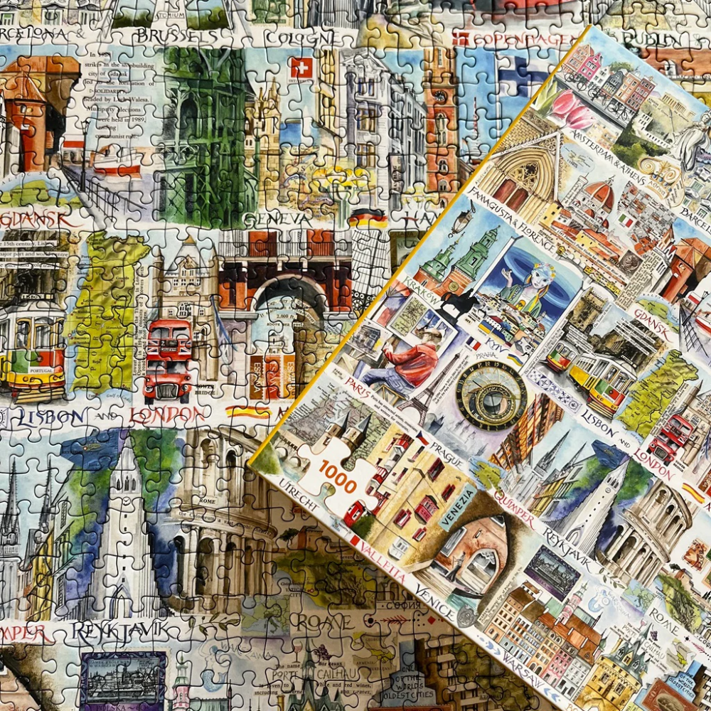 Sights and Sounds of Europe pussel 1000 bitar Sights and Sounds of Europe pussel 1000 bitar